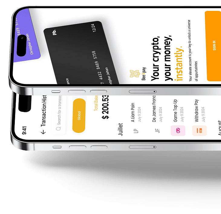 Security features on mobile app